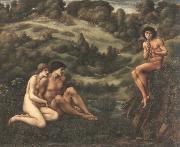 Edward Burne-Jones the garden of pan USA oil painting artist
